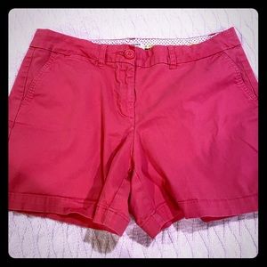 Crown & Ivy 5 inch inseam cotton shorts